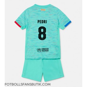 Barcelona Pedri Gonzalez #8 Replika Tredje Tröja Barn 2023-24 Kortärmad (+ Korta byxor)